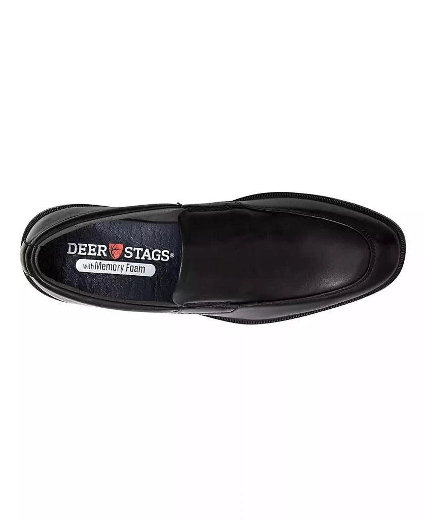Deer Stags Men's Refine Memory Foam Water Repellant Slip-On Moc-Toe Loafer Shoes 6