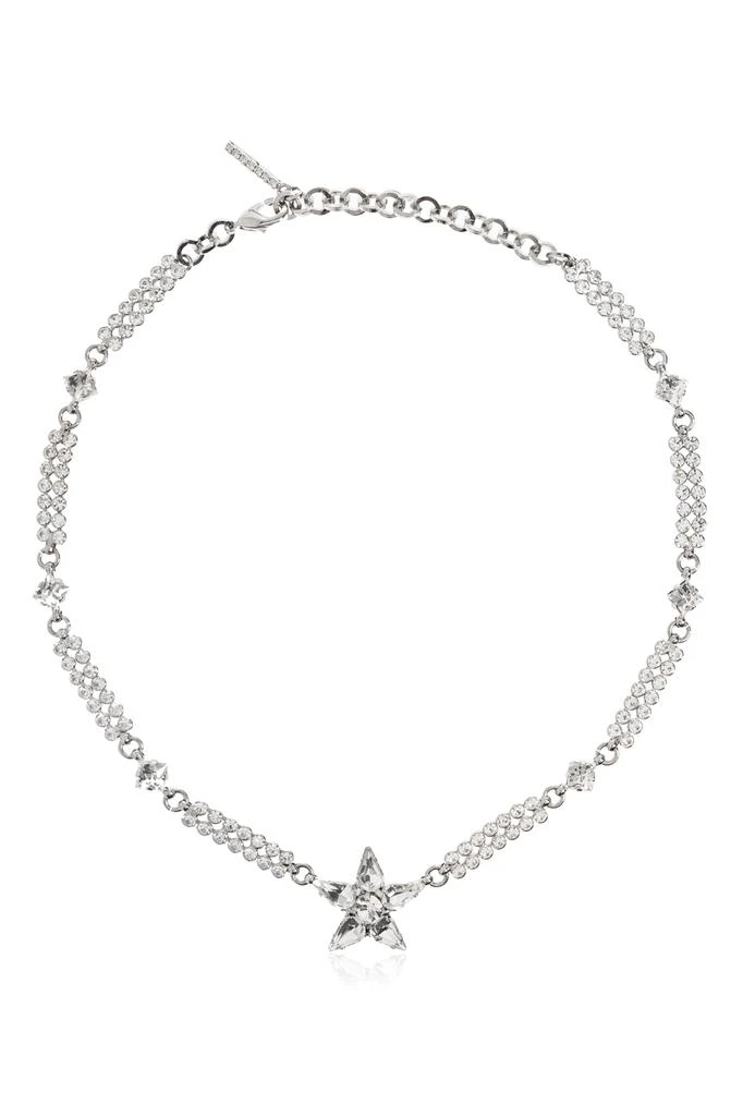 Alessandra Rich Necklace with crystals