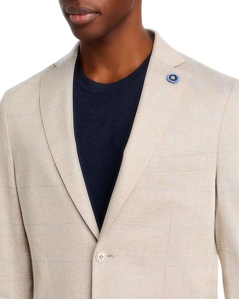 Hart Schaffner Marx New York Cotton Jersey Plaid Unstructured Sport Coat 6
