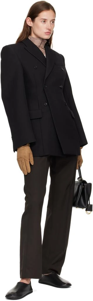 Handsome Stockholm Beige Essentials Suede Gloves 3
