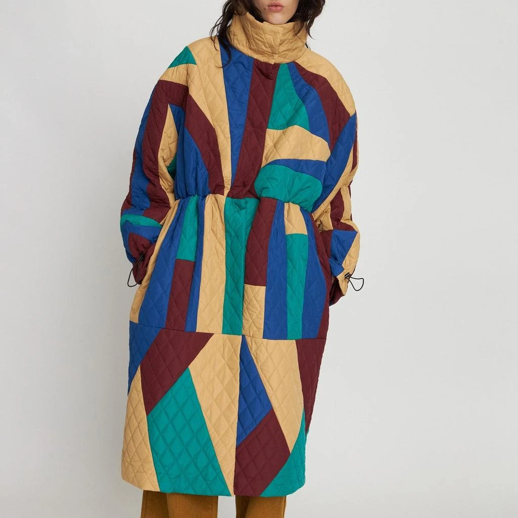 Stella Nova Stella Nova Patchwork Quilted Shell Coat 1