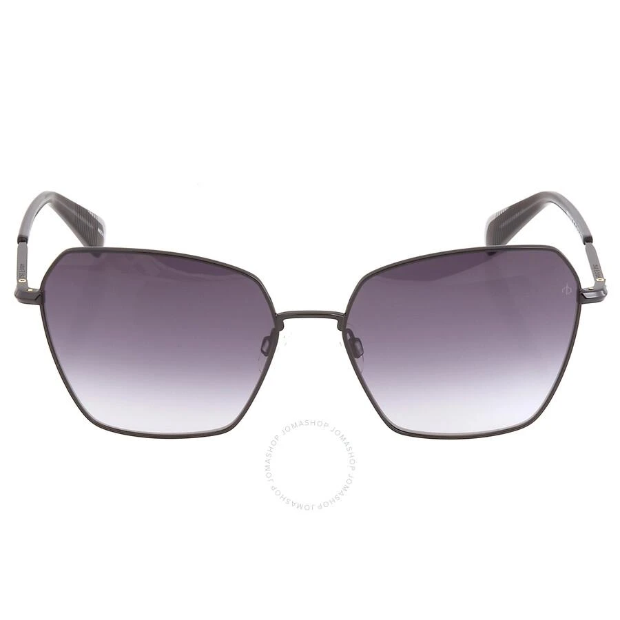 Rag And Bone Rag and Bone Grey Gradient Butterfly Ladies Sunglasses RNB1034/G/S 0807/9O 58 1