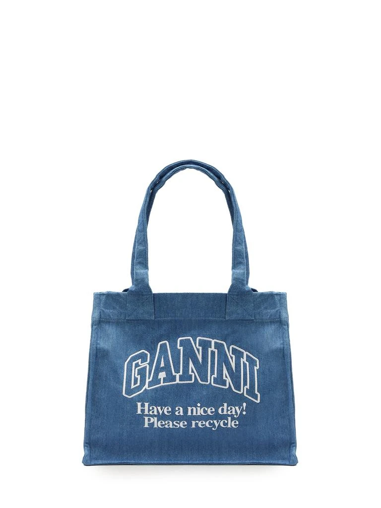 Ganni Denim shopping bag 1