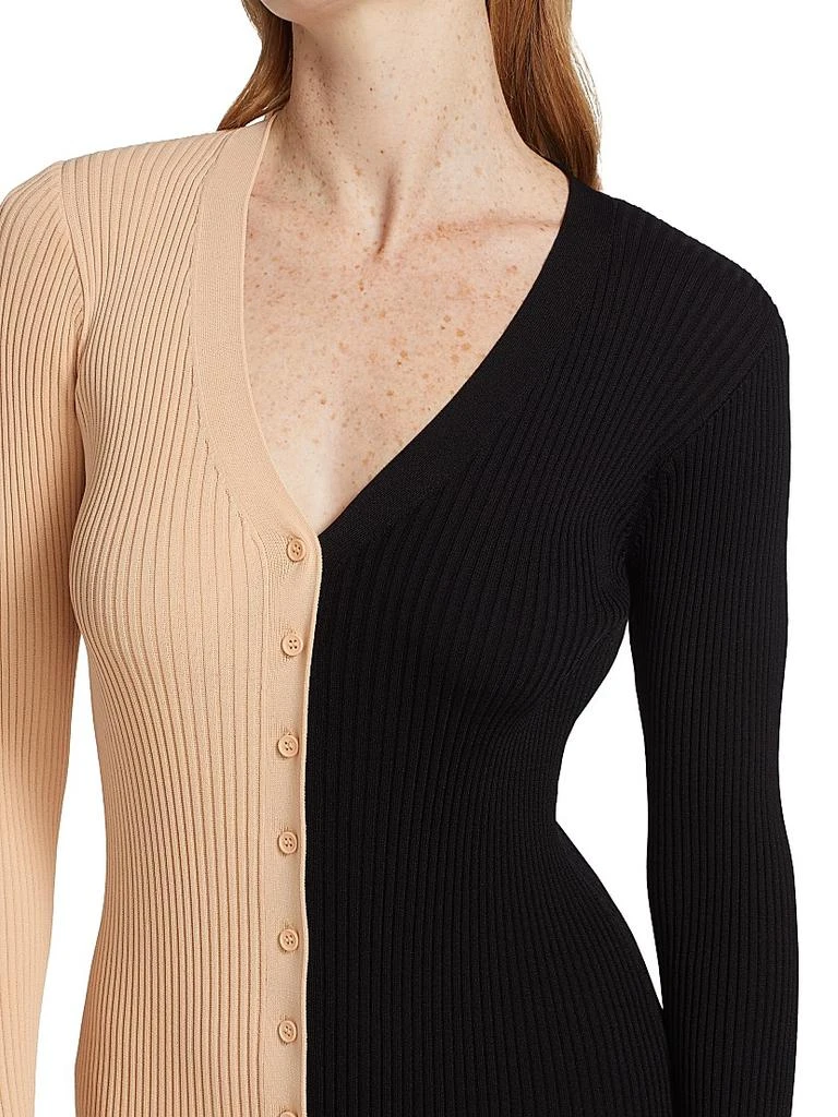 Staud Shoko Colorblocked Midi-Dress 6