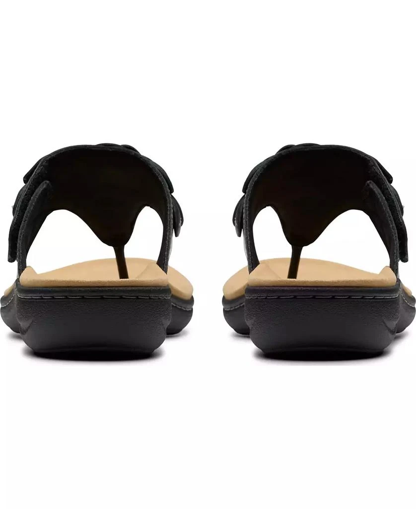 Clarks Collection Women's Laurieann Palm Flip-Flop Sandals 6