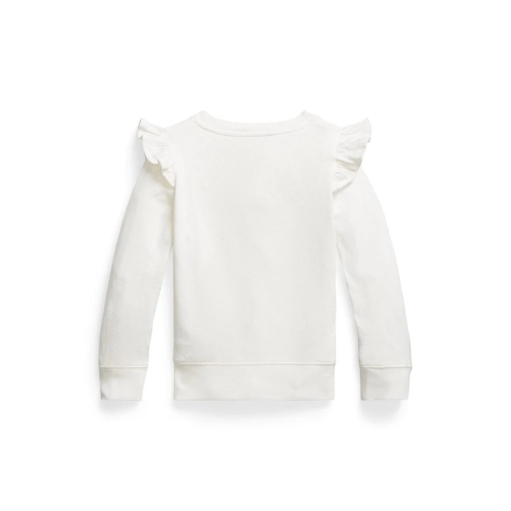 Polo Ralph Lauren Kids Ruffled Spa Terry Sweatshirt (Little Kids) 2