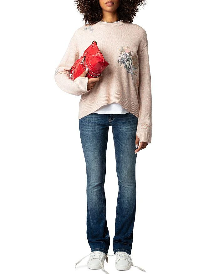 ZADIG & VOLTAIRE Cashmere Embroidered Sweater 2
