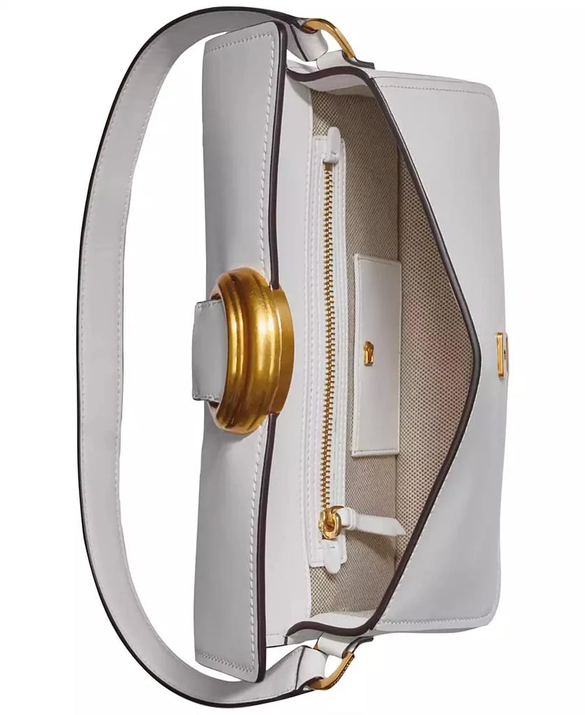 Donna Karan Valley Stream Leather Buckle Shoulder with Removable Strap 4