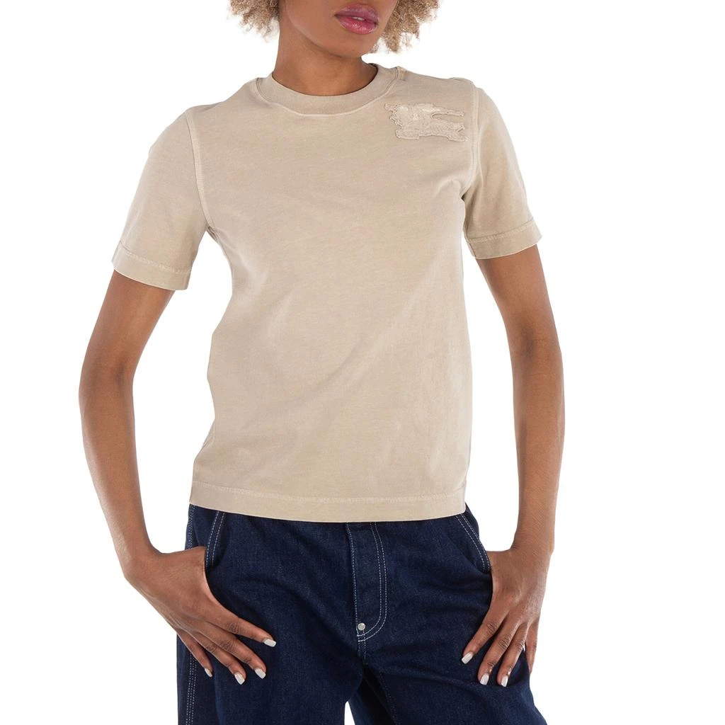 Burberry Burberry Equestrian Knight-Patch Cotton T-Shirt, Size Large