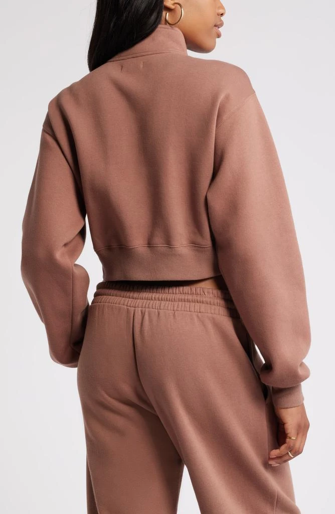 BP. Quarter Zip Fleece Detail Sweatshirt 3
