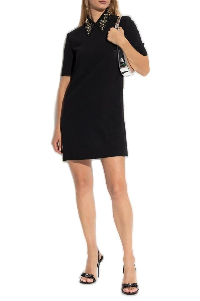 Versace Versace Embellished Short-Sleeved Mini Dress 4