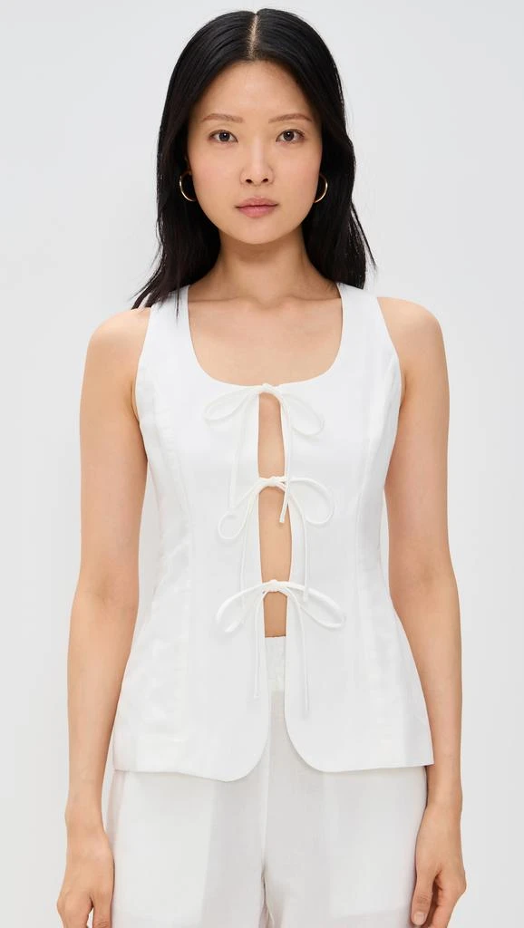 ALIGNE Lupin Linen Tie Waistcoat 6