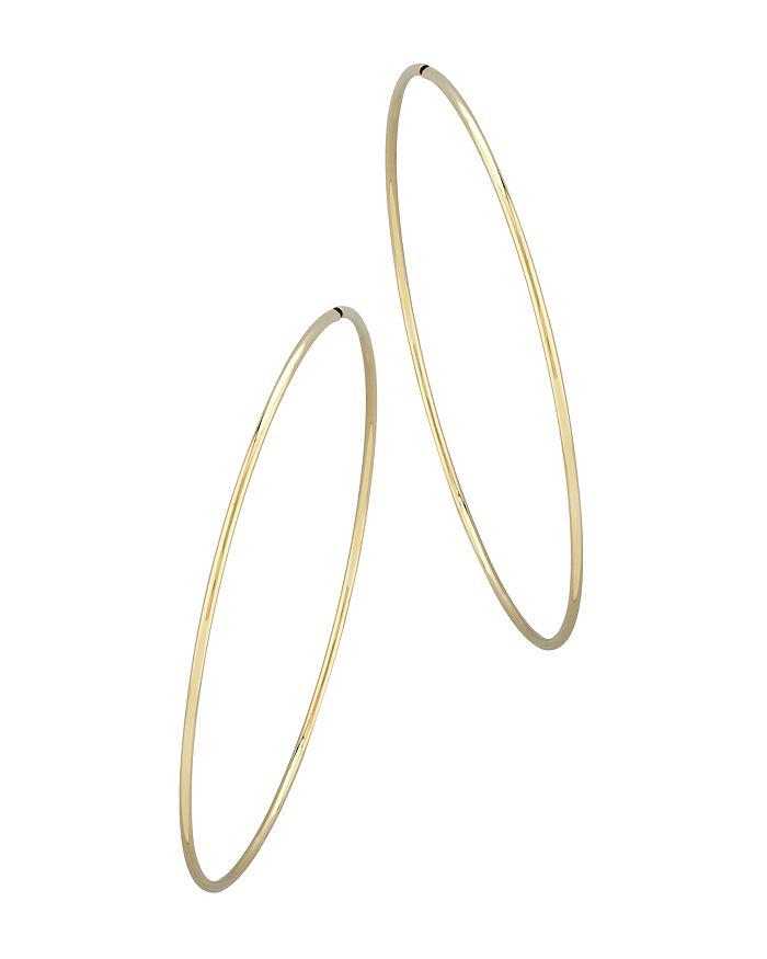 Bloomingdale's Large Endless Hoop Earrings in 14K Yellow Gold