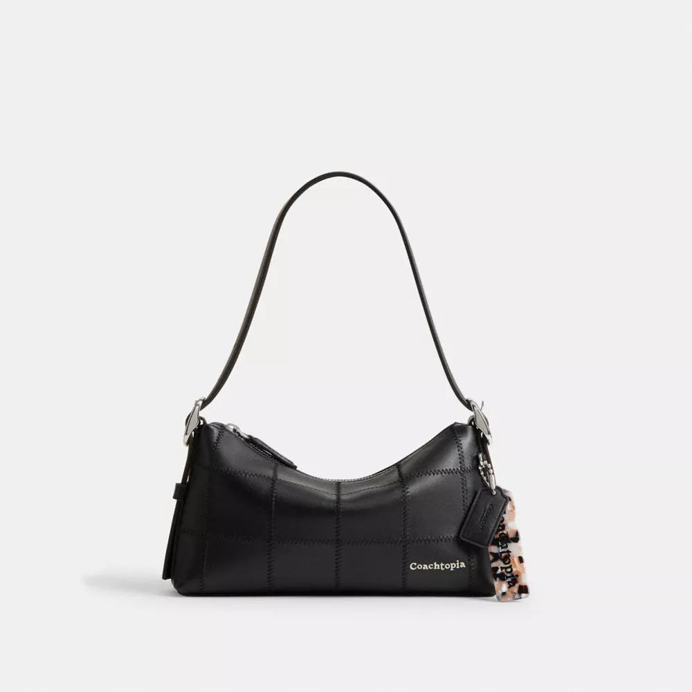 Coach Alter/Ego Small Slouchy Shoulder Bag In Checkerboard Upcrafted Leather