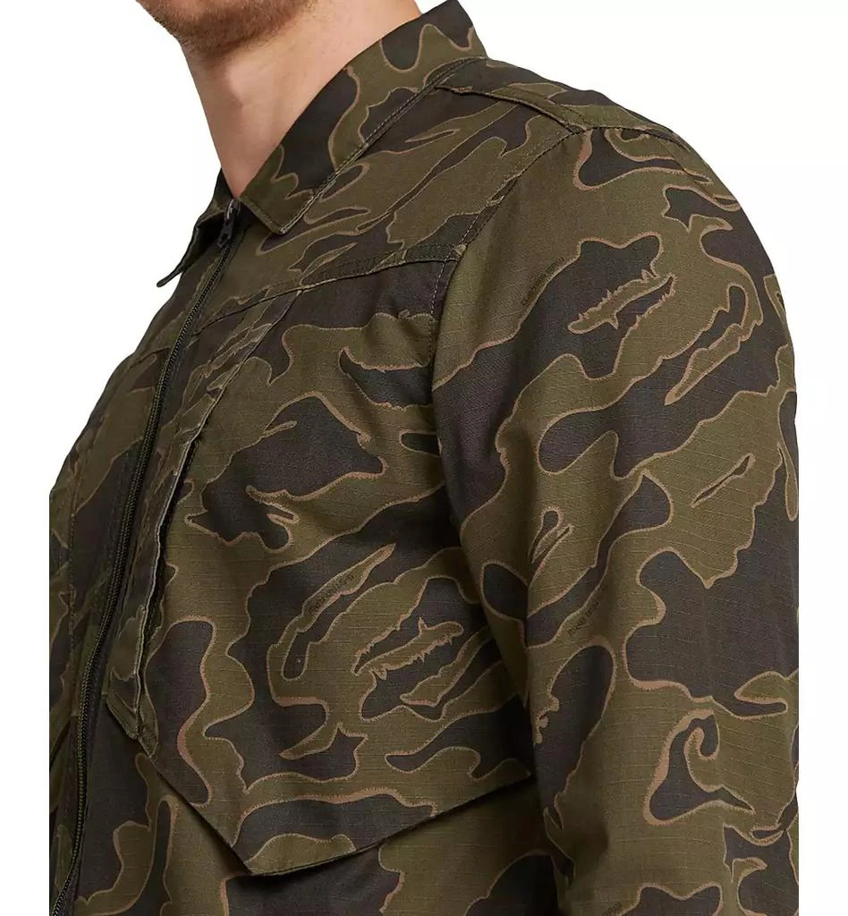 G-Star Men's Straight-Fit Camouflage Shirt Jacket 3