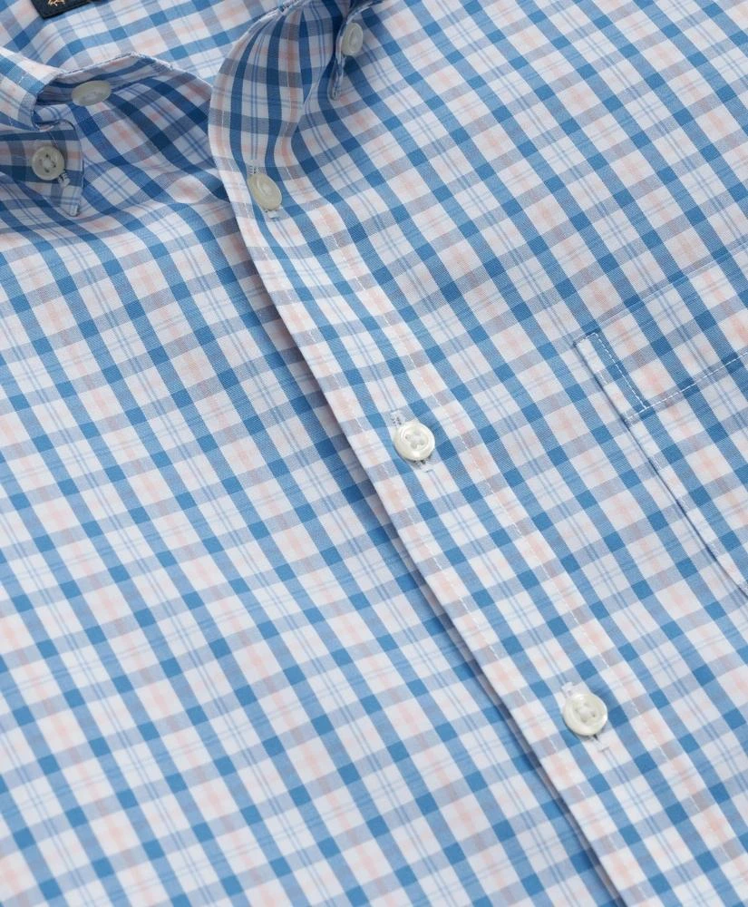 Brooks Brothers Boys Non-Iron Broadcloth Polo Button-Down Collar Check Sport Shirt 2