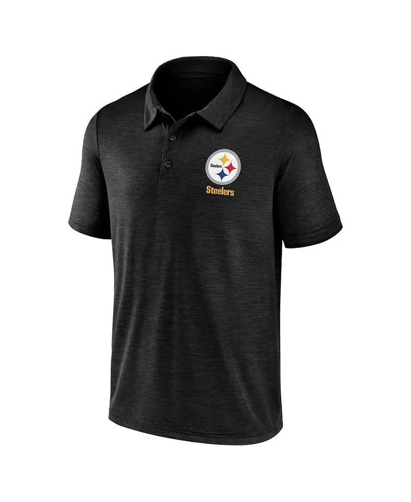 Fanatics Men's Black Pittsburgh Steelers Making Waves Polo 2