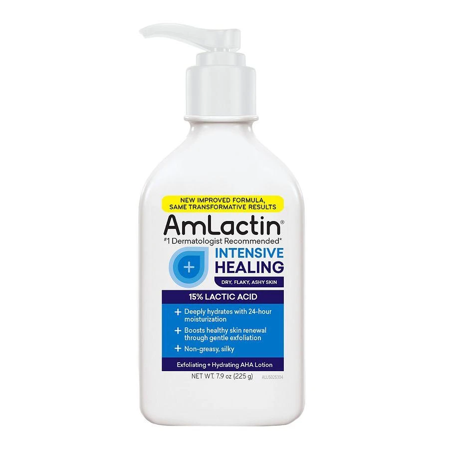 Amlactin Intensive Healing Body Lotion with 15% Lactic Acid Fragrance Free