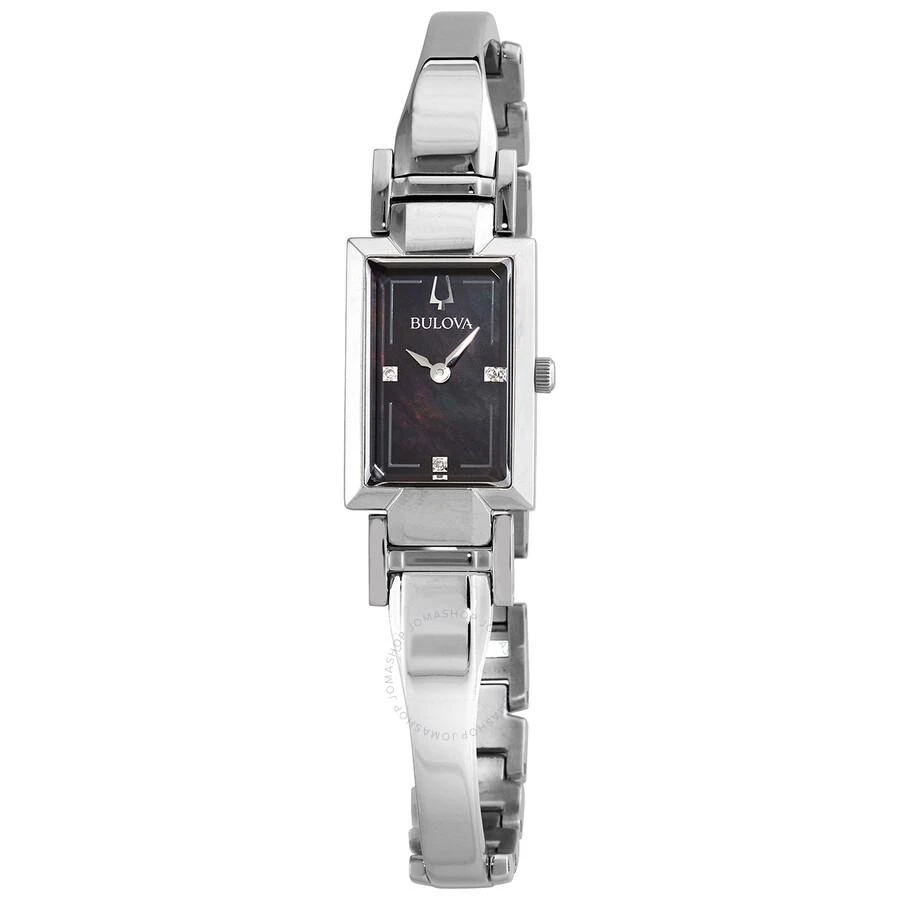 Bulova Classic Quartz Black Mother of Pearl Dial Ladies Watch 96P209 1