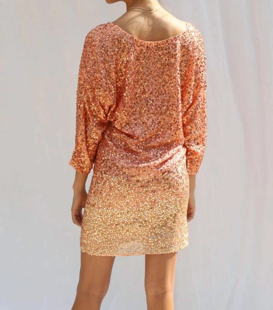 Jen's Pirate Booty Boombox Mini Dress In Ombre Sunset 3