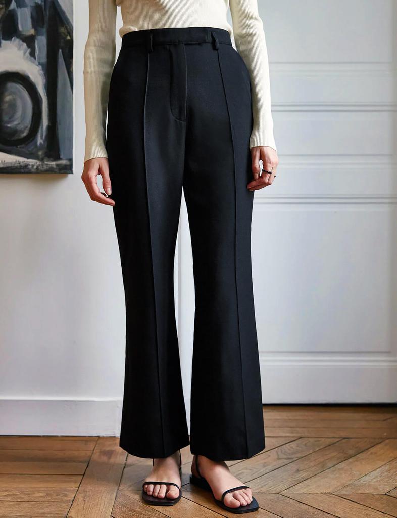 Pixie Market Daria Black Flared Pants