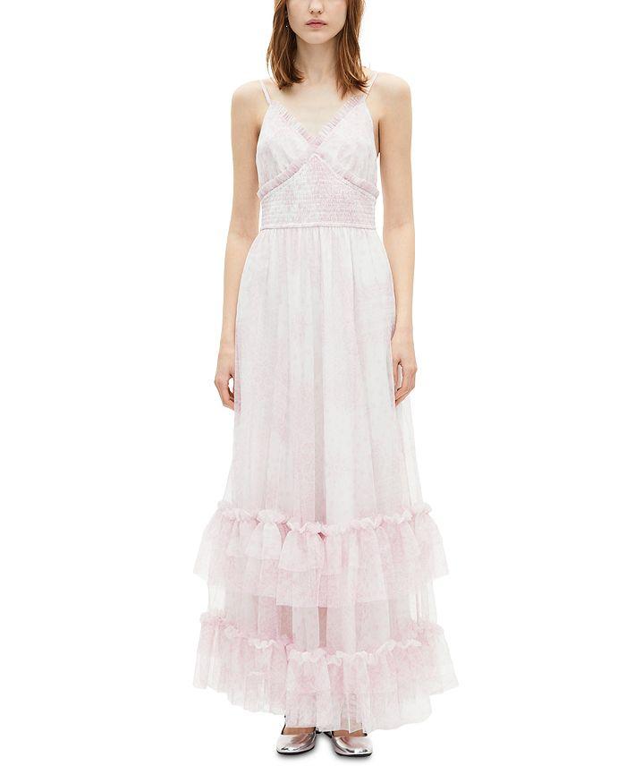 The Kooples Tiered Ruffle Trim Dress
