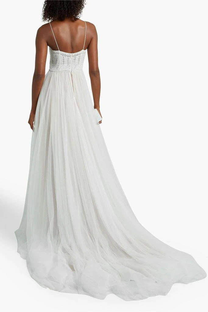 Theia Embellished tulle bridal gown 3