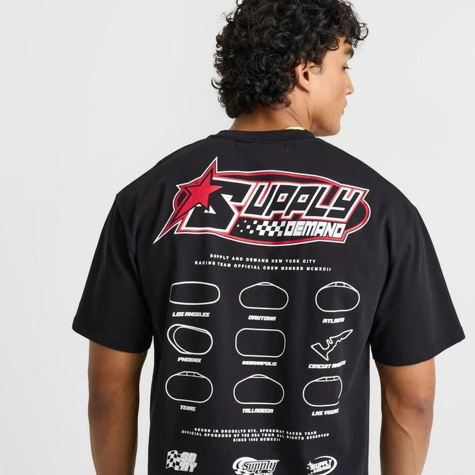 SUPPLY & DEMAND Men's Supply & Demand Track T-Shirt 6