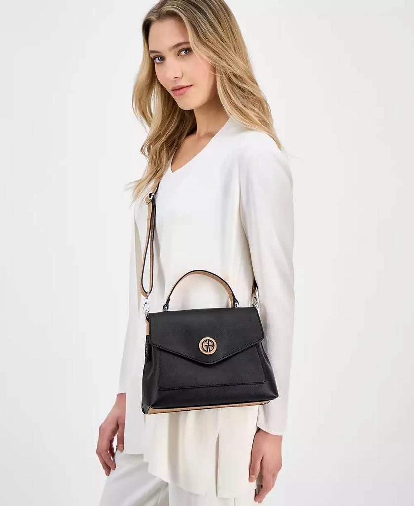 Giani Bernini Saffiano Top Handle Flap Small Top Handle Crossbody, Exclusively at Macy's 2