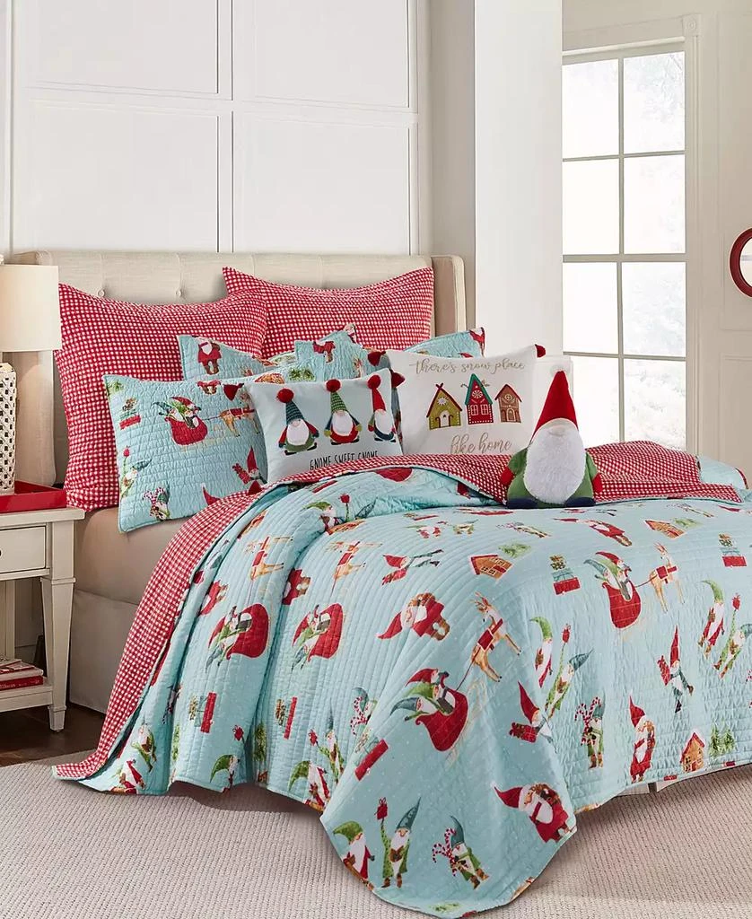 Levtex Gnome for the Holidays Quilt 3