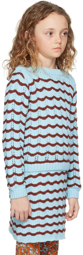 Misha & Puff Kids Blue Rio Sweater