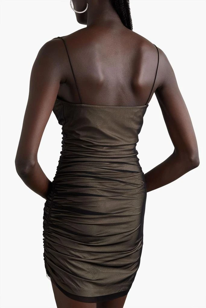 GAUGE81 Perry ruched stretch-mesh mini dress 3