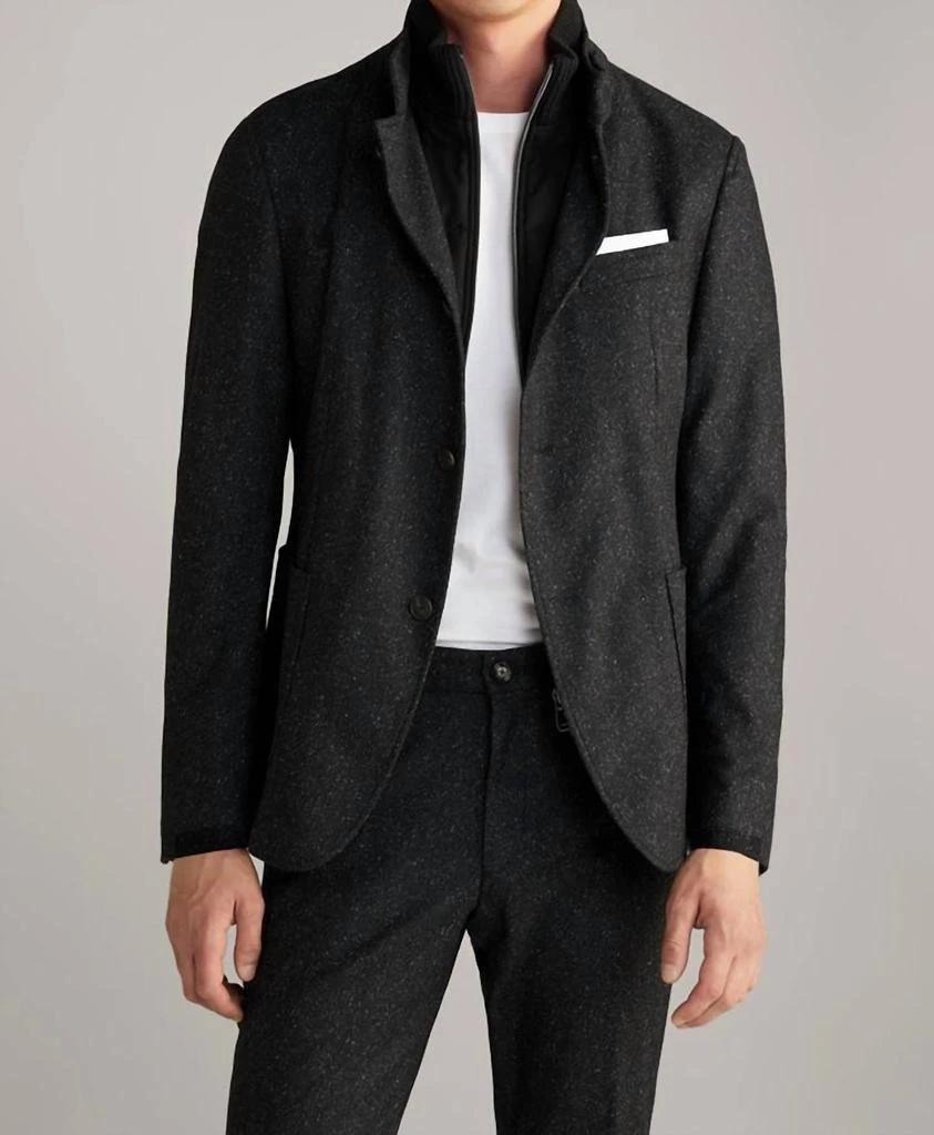 JOOP! Joop! - Hectar Wool & Silk Marled Field Coat 1