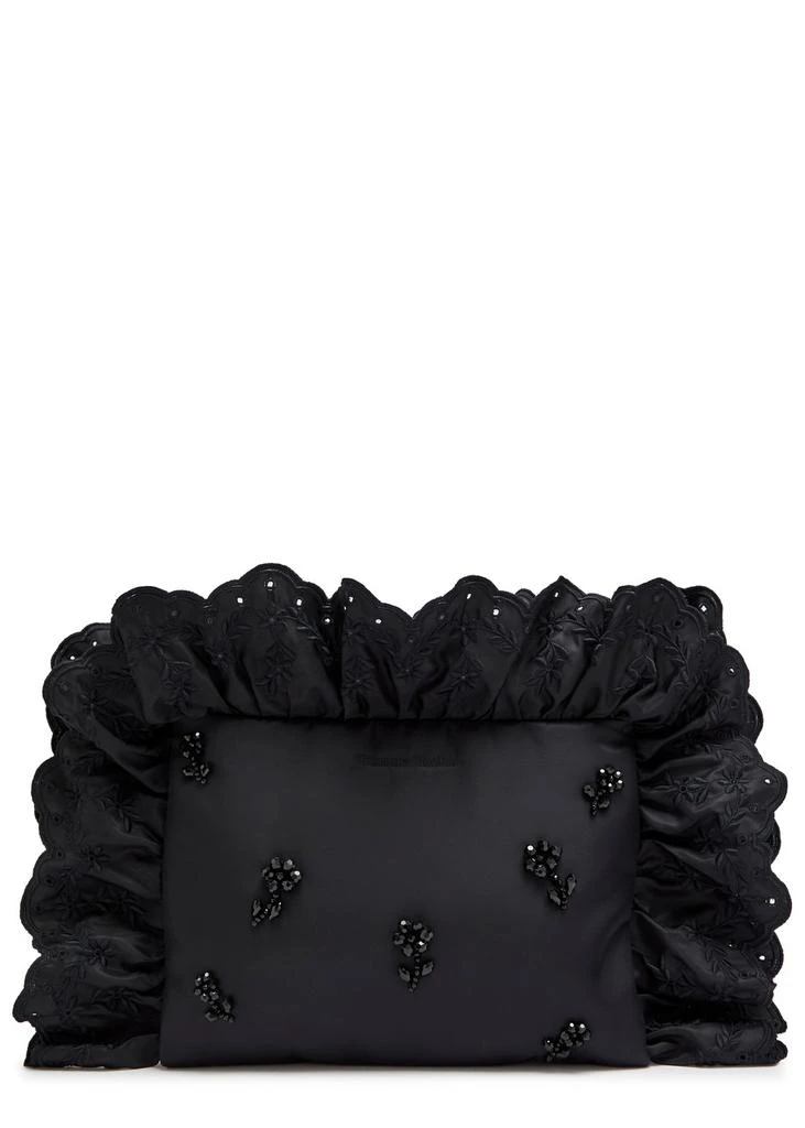 Simone Rocha Pillowcase embroidered padded clutch