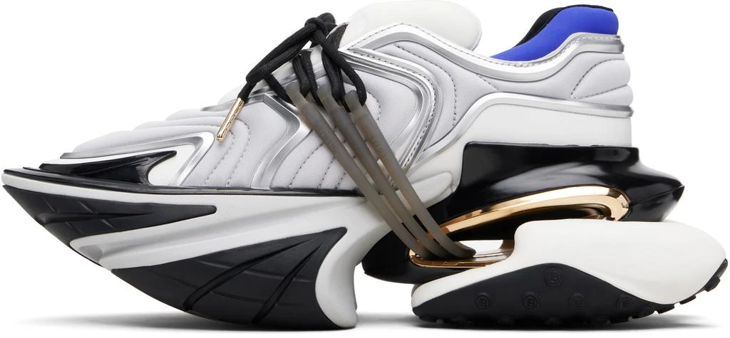 Balmain Gray Unicorn Wave Sneakers 3