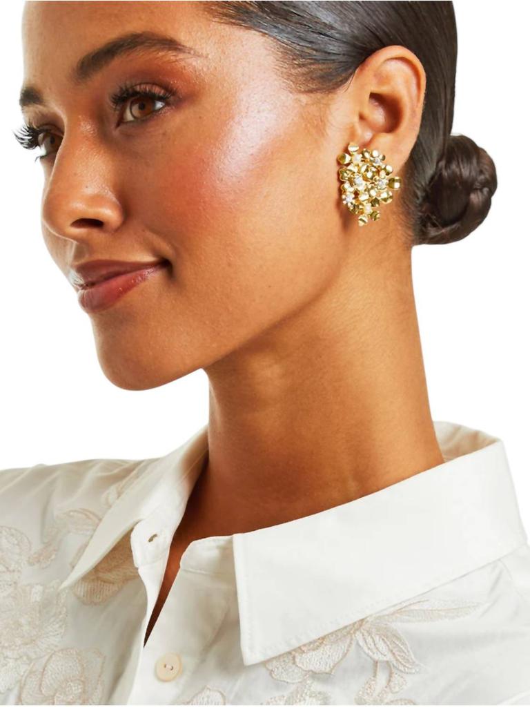 Mestiza New York Mestiza New York - Women's Narra Cluster Clip On Earrings