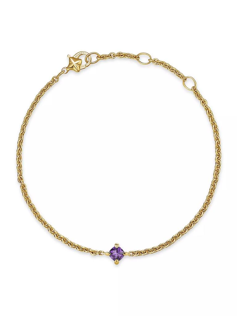 David Yurman Micro Chatelaine Chain Bracelet in 18K Yellow Gold 3