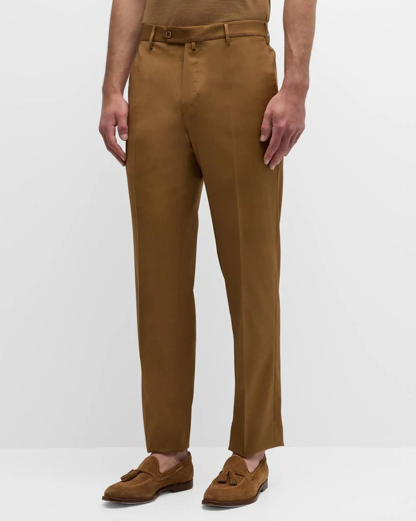 Zanella Men's Parker Platinum Super 130s Trousers 4