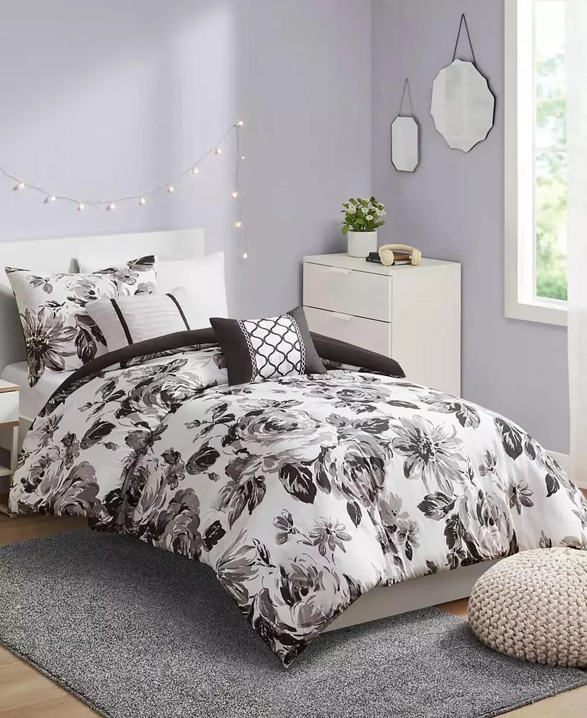 Intelligent Design Dorsey Floral 4-Pc. Comforter Set 2