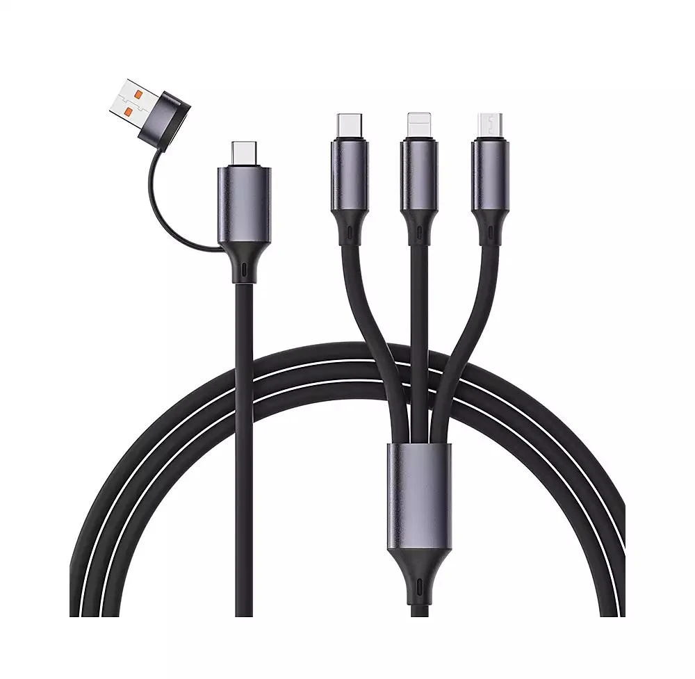 3p Experts 3-in-1 Retractable Charging Cable