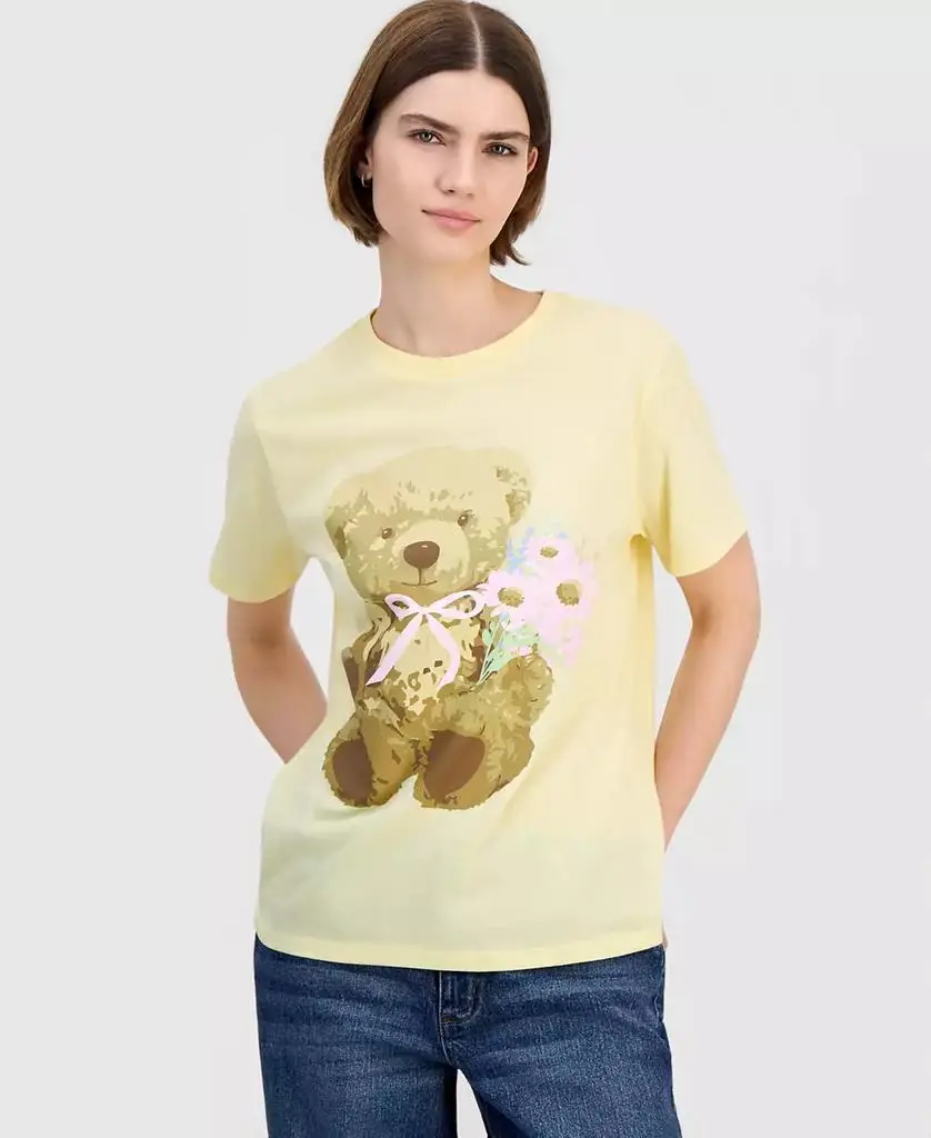 Grayson Threads, The Label Juniors' Teddy Bear Graphic T-Shirt