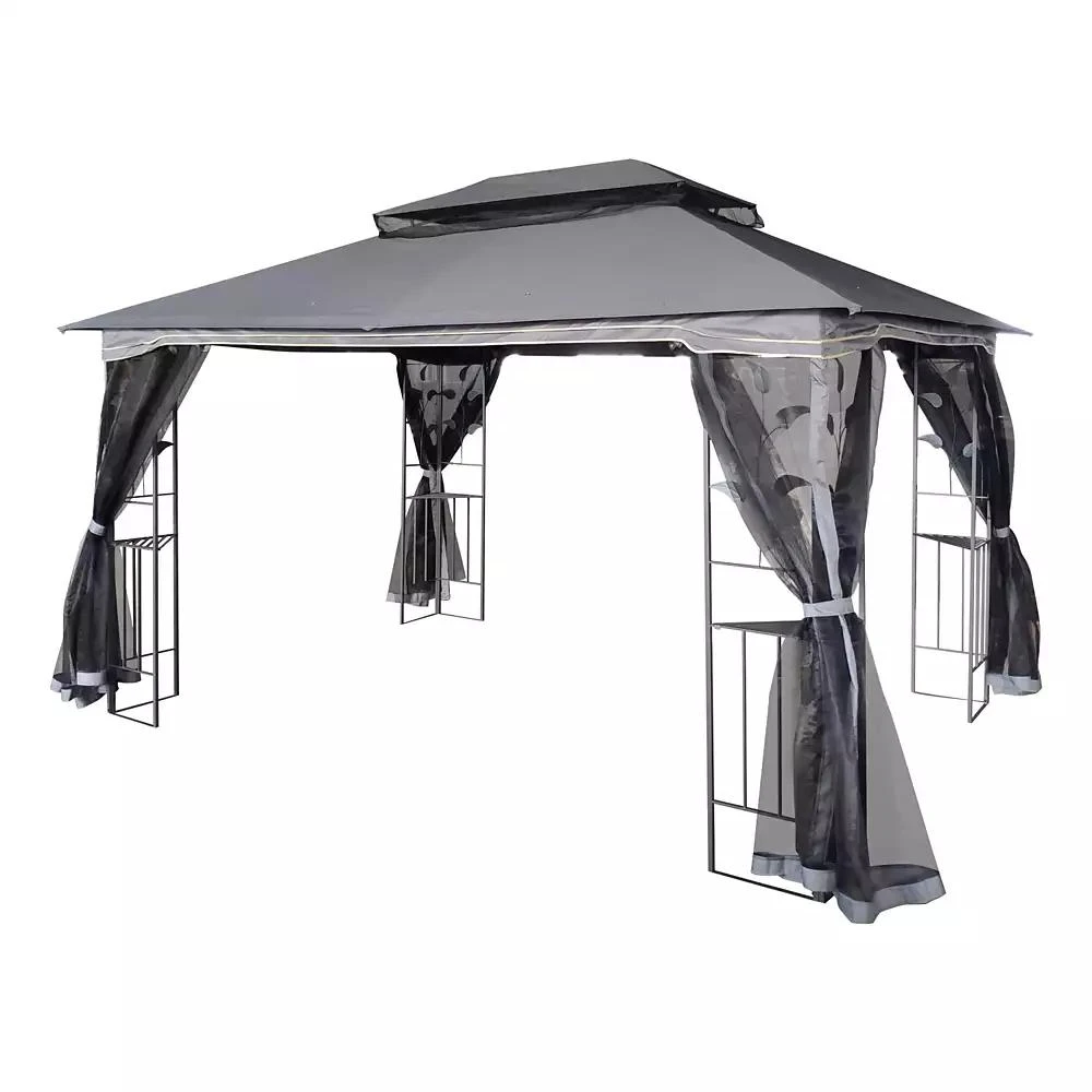 Streamdale Furniture Streamdale 13
 x 10
 Gazebo with Double Roof 
Mosquito Net 2