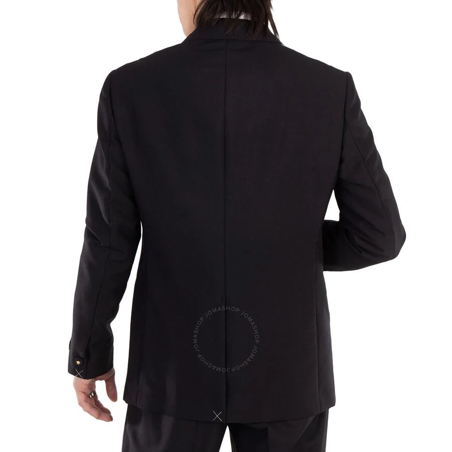 Versace Satin-Trim Single-Breasted Blazer 3