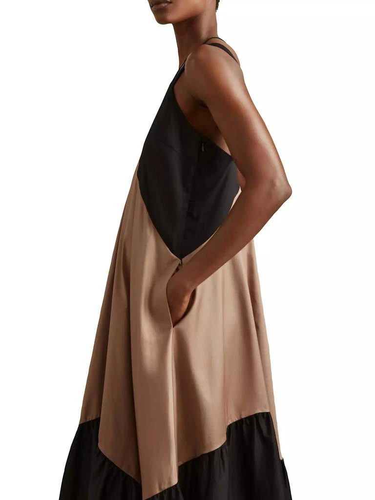 REISS Natalia Colorblock Cotton Maxi Dress 5