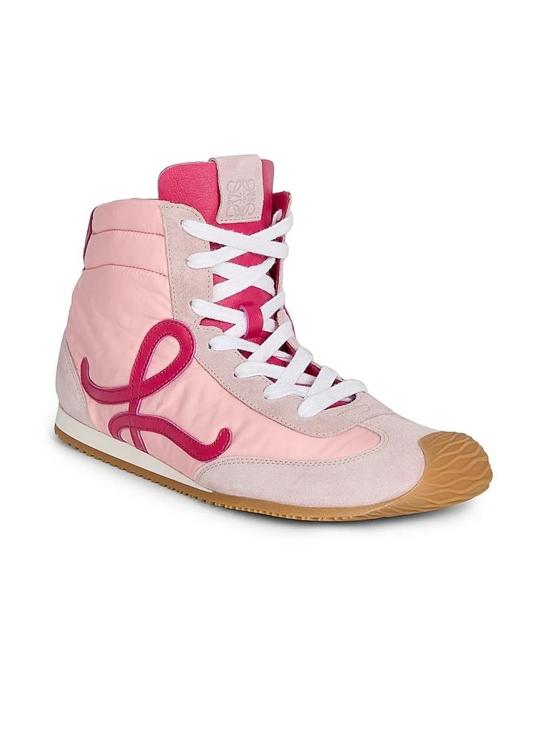 Loewe Ballet Runner 2.0 Suede 
Mesh High-Top Sneakers 2