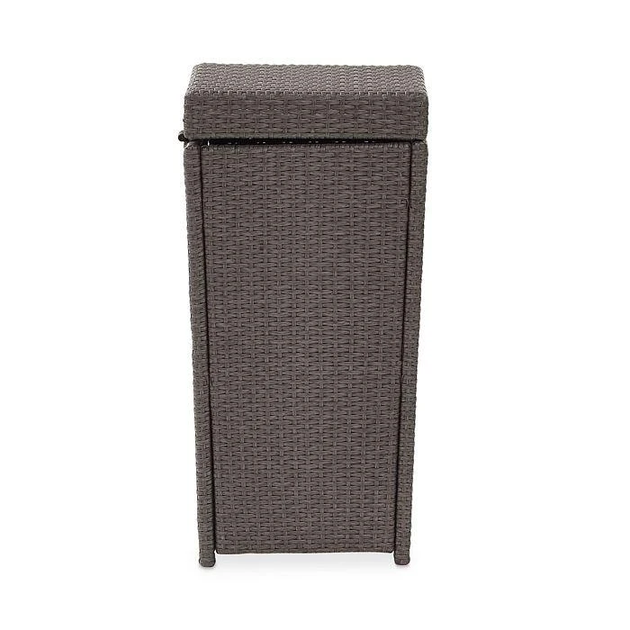 Sparrow & Wren Sparrow & Wren Avalon Outdoor Wicker Trash Bin 5