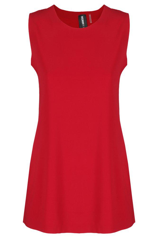 Norma Kamali Norma Kamali Round-Neck Sleeveless Top