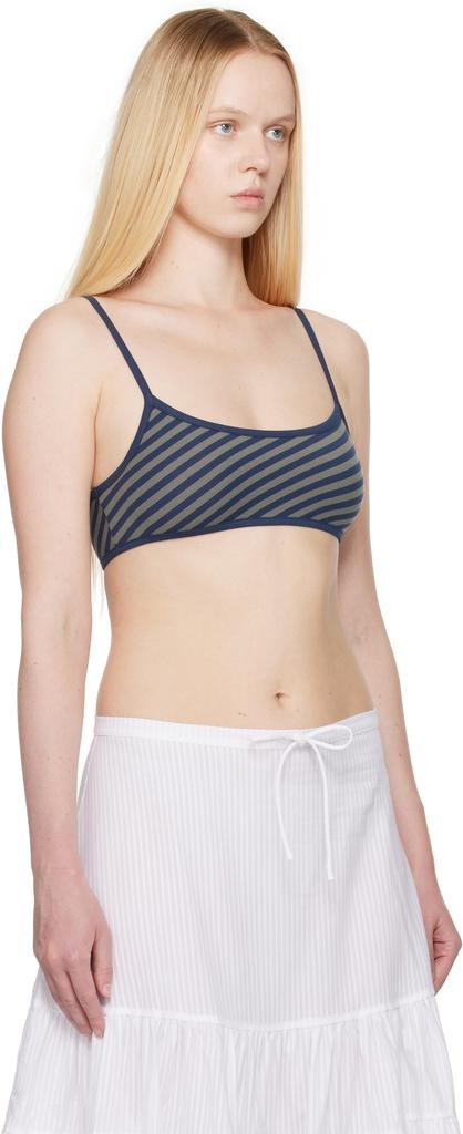 Paloma Wool Navy Chee Bralette Top