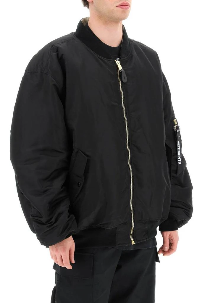 Vetements Vetements X Alpha Industries Reversible Bomber Jacket 2