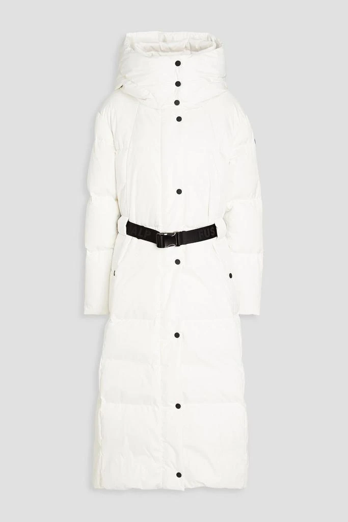 Fusalp Quilted belted shell hooded down coat 1